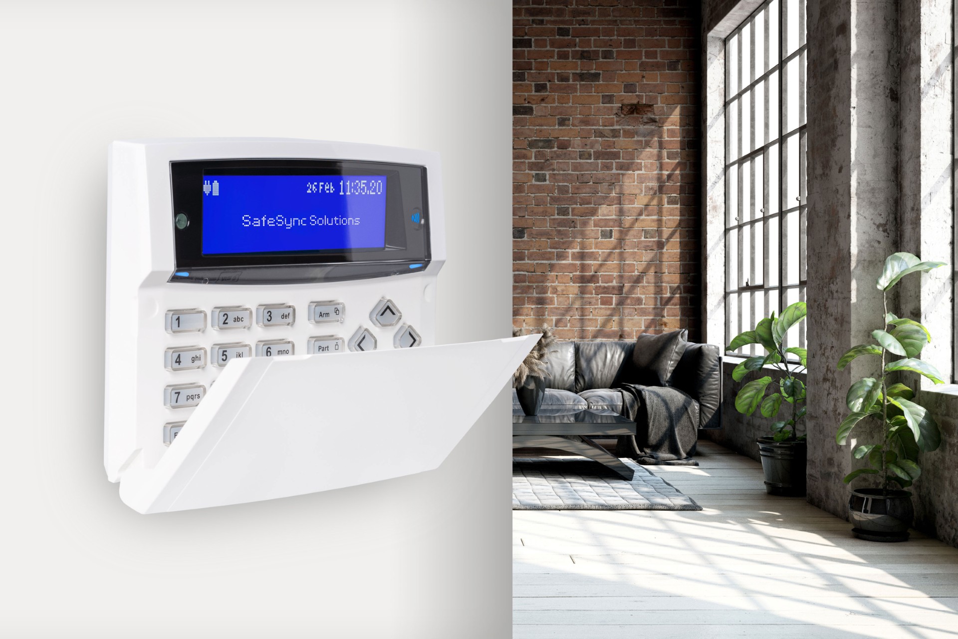 Hybrid intruder alarm system